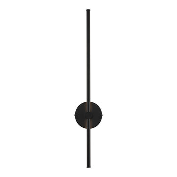 Anton 27.25" Modern Minimalist Iron Adjustable Bar Integrated LED Plug-In Sconce - JONATHAN Y